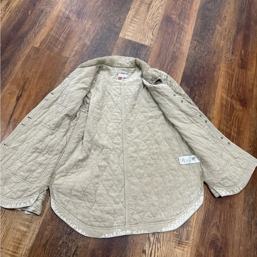 Pilcro Anthropologie | The Fielder Quilted Shirt Jacket